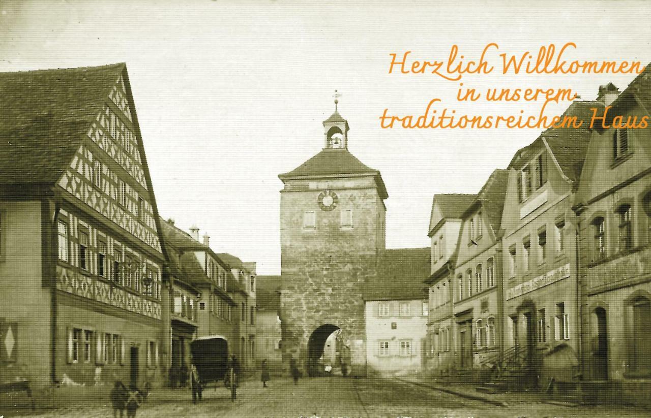 Hotel-Gasthof Krone-Lax Scheinfeld Exterior foto